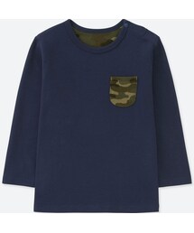 UNIQLO | クルーネックT（ポケツキ・長袖）(その他トップス)