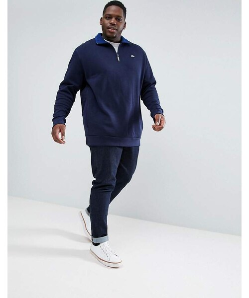 LACOSTE(ラコステ)の「Lacoste Big Fit Half Zip Sweat in Navy(スウェット・メンズ・Blue・XL/XXL/XXXXL)」の4枚目の写真