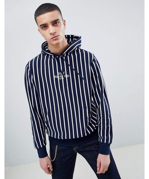 huf sutter stripe hoodie