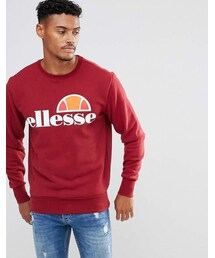 ellesse | Ellesse ellesse Sweatshirt With Logo In Burgundy(スウェット)