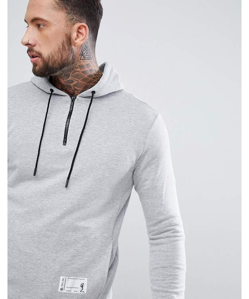 Religion（レリジョン）の「Religion Hoodie with Zip Neck and 'We Live in Black