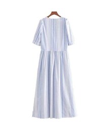 ボタンアップ留め半袖ワンピース ZARA ZARA（ザラ）の「ポケット付きボタンアップワンピース