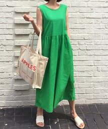 DHOLIC | リネン混スリーブレスワンピース(ワンピース)