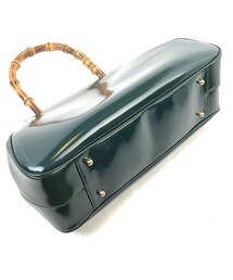 さらに値下げGUCCIオールドグッチバンブーバックパックエナメルキャンパスカーキ グッチ(GUCCI) オールドグッチ(OLD GUCCI) 中古 リュック・バック