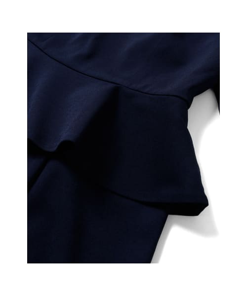 URBAN RESEARCH（アーバンリサーチ）の「LUXETURE　ペプラムワンピース（ワンピース/ドレス・レディース・ネイビー/ブルー・M/S）」の10枚目の写真