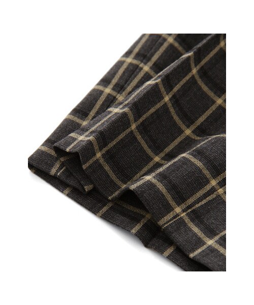 KBF(ケイビーエフ)の「センタープレスチェックパンツ(パンツ・レディース・グレー/ブルー・36/38)」の11枚目の写真