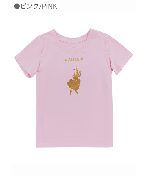 Bobon21（ボボンニジュウイチ）の「アリスTシャツ-全3色-（Tシャツ/カットソー・レディース・ホワイト/パープル/ピンク・M）」の3枚目の写真