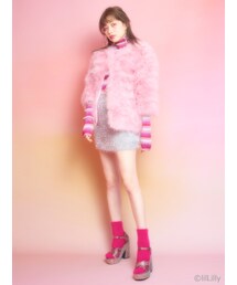 lilLilly | フェザーファーコート(ジャケット/アウター)