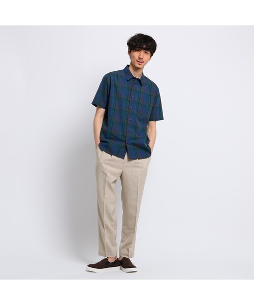 TAKEO KIKUCHI（タケオキクチ）の「ポリエステルワンタックパンツ [ メンズ パンツ ]（パンツ・メンズ・ベージュ(051)/グレー(012)/ネイビー(093)/ダークグレー(413)・M/L/LL）」の12枚目の写真