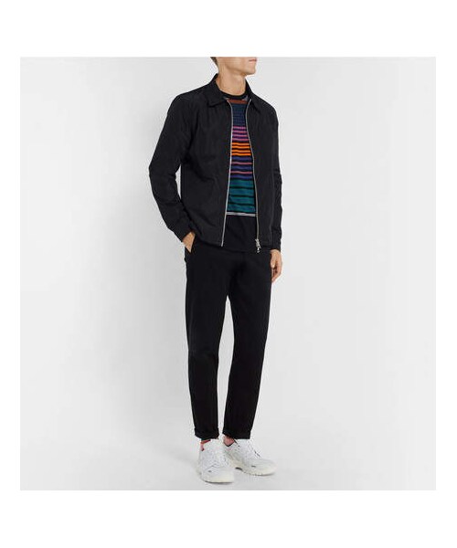 ami（アミ）の「AMI Lucky 9 Nubuck And Full-Grain Leather Sneakers（スニーカー・メンズ・White・Eu43/Eu40/Eu44/Eu41/Eu42）」の4枚目の写真