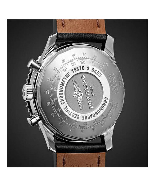 BREITLING(ブライトリング)の「Breitling Navitimer 01 Chronometer 43mm Stainless Steel And Leather Watch(アナログ腕時計・メンズ・Black・One Size)」の2枚目の写真