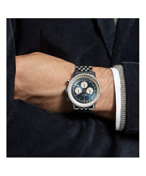 BREITLING(ブライトリング)の「Breitling Navitimer 1 Chronometer 46mm Steel Watch(アナログ腕時計・メンズ・Blue・One Size)」の2枚目の写真