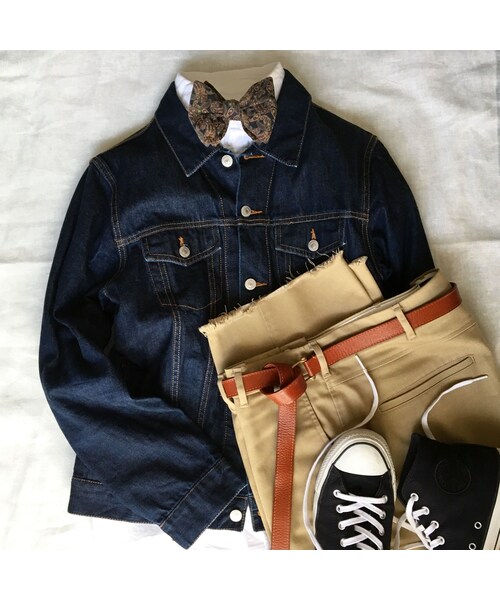 Handmade（ハンドメイド）の「semiformal_paisley_brown_BF（蝶ネクタイ・メンズ・その他）」の2枚目の写真