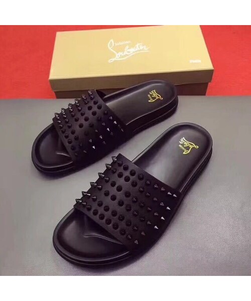 Gucci グッチ の クリスチャン ルブタン サンダル メンズ ゆったり ブラック 靴 Kad 001 サンダル Wear