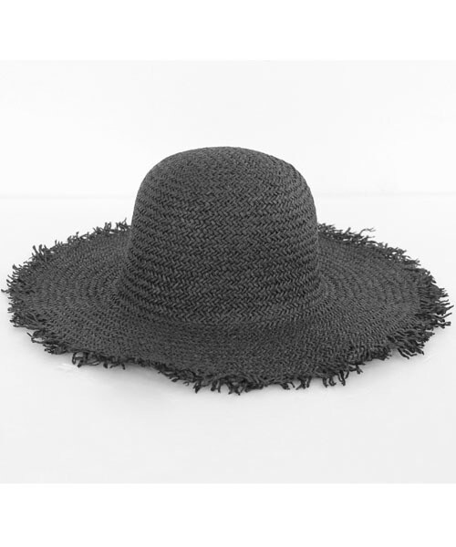 DHOLIC（ディーホリック）の「フレイドワイドブリムハット（ハット・レディース・ブラウン/ベージュ/ホワイト/ブラック/その他・FREE）」の3枚目の写真