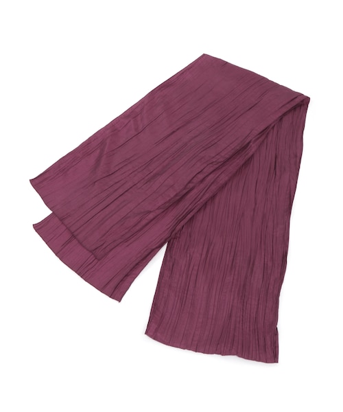 GRL（グレイル）の「皺加工兵児帯（和装小物・レディース・レッド/ブラック/ホワイト/ブルー/イエロー/ピンク/グリーン/ネイビー/パープル/グレー/アイボリー/ラベンダー/チェリーピンク・F）」の9枚目の写真