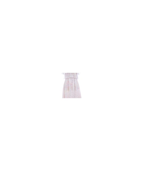 Bobon21（ボボンニジュウイチ）の「オフショルシフォンドレス-全2色-（ワンピース・レディース・ホワイト/ピンク・S/M）」の6枚目の写真