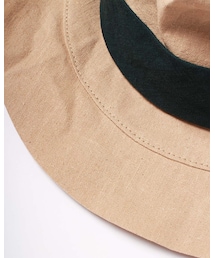美品　45R フォーティファイブアール 麻世妙ダックコーティング ハット HAT 45R（フォーティファイブアール）の「麻世妙ダックコーティング