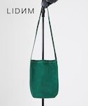 LIDNM | マイクロスエードショルダー【グリーン】(Shoulderbag)