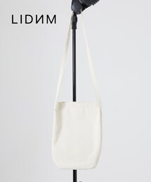 LIDNM | マイクロスエードショルダー【オフホワイト】(ショルダーバッグ)