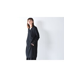BISHOOL | BISHOOL wool gabardine V neck long pullover(Tシャツ/カットソー)