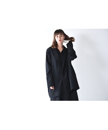 BISHOOL | BISHOOL wool gabardine wide jacket(テーラードジャケット)