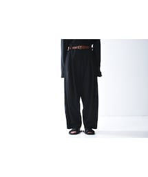 BISHOOL | BISHOOL wool gabardine 10 tuck pants(その他パンツ)
