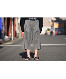 my beautiful landlet | My Beautiful Landlet サマーウールラインクロップドパンツ charcoal(その他パンツ)