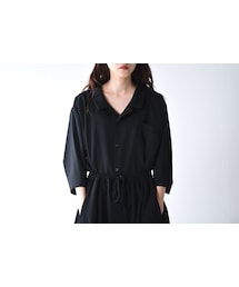 BISHOOL | BISHOOL wool gabardine 開襟 shirt(シャツ/ブラウス)