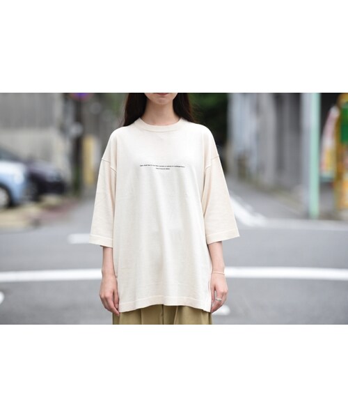 ESSAY(エッセイ)の「ESSAY シルクサマーニット beige(ニット/セーター・レディース・ホワイト・M)」の1枚目の写真