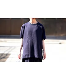 VOAAOV | VOAAOV ビッグシルエットバックタックカットソー navy(Tシャツ/カットソー)