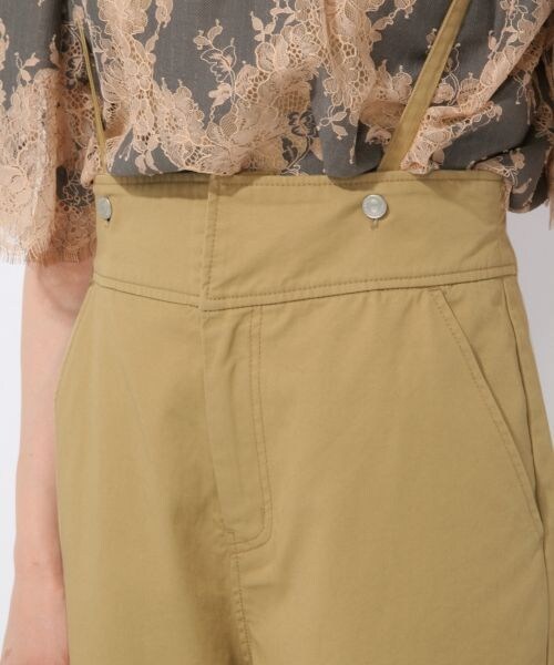 laboratory work（ラボラトリーワーク）の「サス付き後ろレースアップパンツ（パンツ・ベージュ/ブラウン）」の9枚目の写真