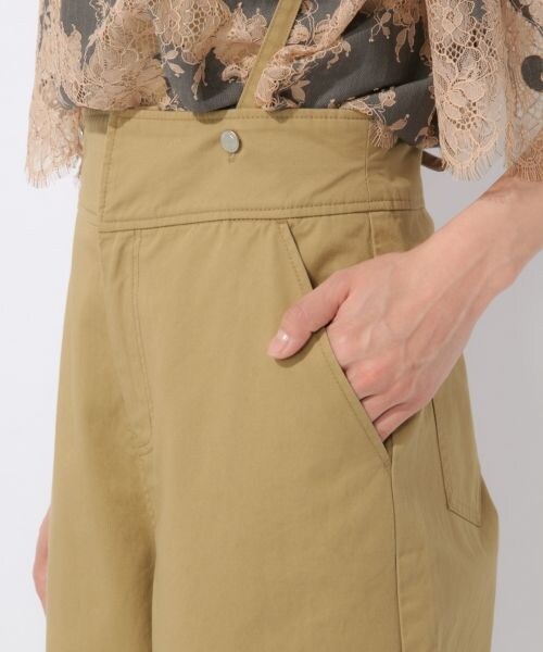 laboratory work（ラボラトリーワーク）の「サス付き後ろレースアップパンツ（パンツ・ベージュ/ブラウン）」の10枚目の写真