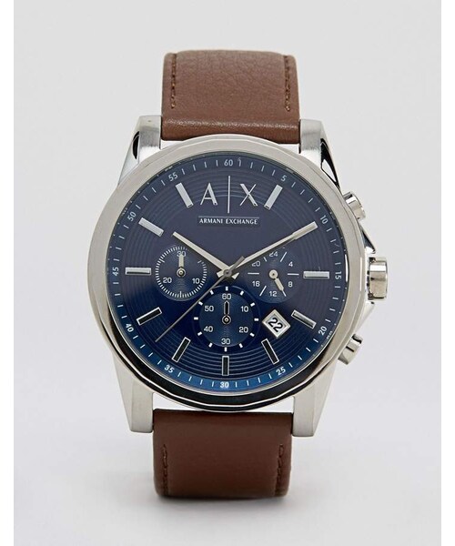 ARMANI EXCHANGE（アルマーニエクスチェンジ）の「Armani Exchange AX2501 Leather Strap ...