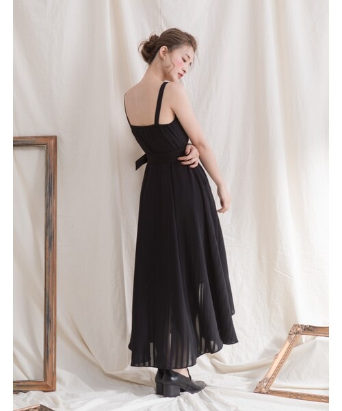Marjorie（マージョリー）の「華爾滋轉身，復古英倫不規則洋裝