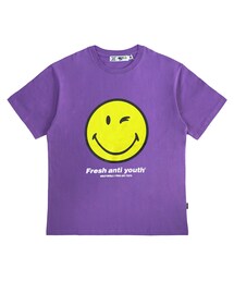 Fresh Anti Youth | SMILEY LOGO  T-SHIRTS-VIOLET(Tシャツ/カットソー)