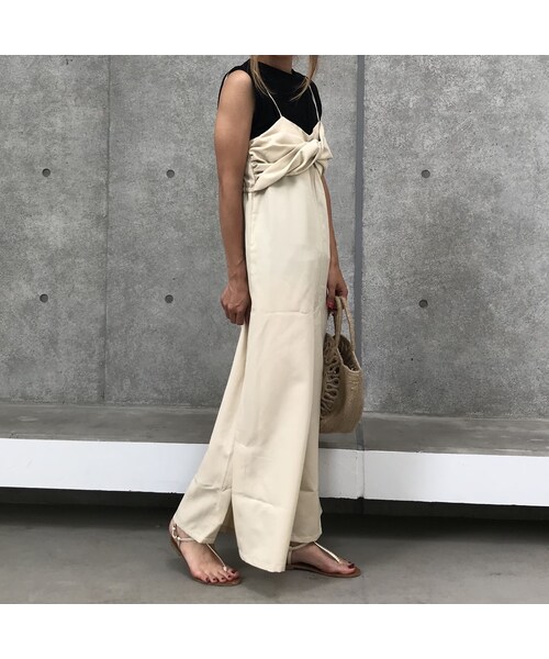 copine(コピン)の「再入荷!サイドスリットキャミオールインワン(3color)【クリックポスト対象商品】(サロペット/オーバーオール・レディース・その他)」の11枚目の写真