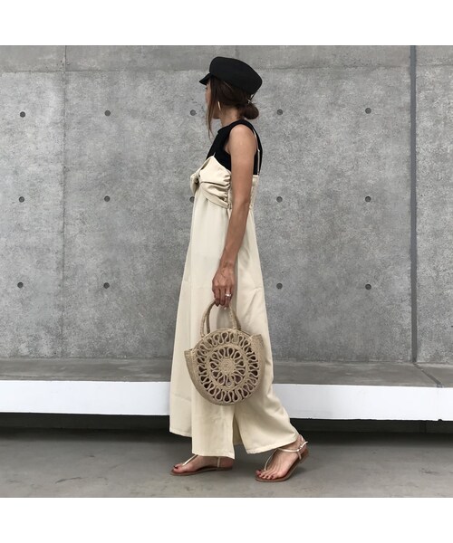 copine(コピン)の「再入荷!サイドスリットキャミオールインワン(3color)【クリックポスト対象商品】(サロペット/オーバーオール・レディース・その他)」の10枚目の写真