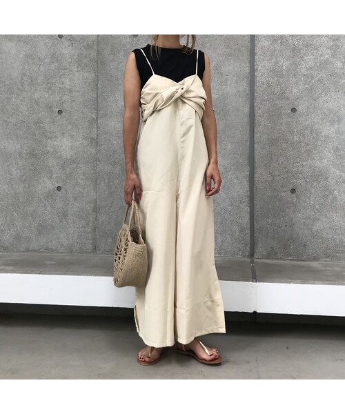 copine(コピン)の「再入荷!サイドスリットキャミオールインワン(3color)【クリックポスト対象商品】(サロペット/オーバーオール・レディース・その他)」の7枚目の写真