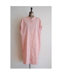 blanc basque | タックスリーブシャツワンピース(ワンピース)