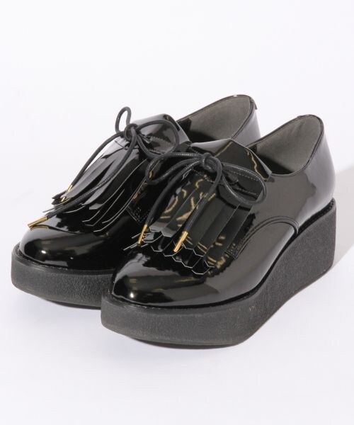 Heather（ヘザー）の「キセカエアツゾコマニッシュ（シューズ・ブラック/エナメルブラック）」の2枚目の写真