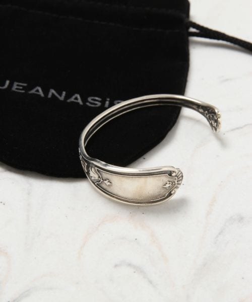 JEANASIS カトラリー　バングル　シルバー925 JEANASIS】アンティーク調シルバーバングル カトラリー 925