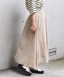 LOWRYS FARM | コットンボイルギャザースカート(スカート)