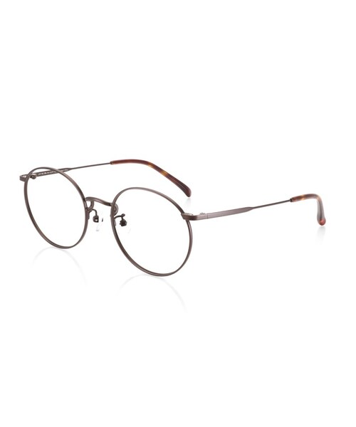 JINS（ジンズ）の「【Color Meta】カラーメタル（メガネ・レディース・ターコイズグリーン(58)/ブラウン(84)/ブラック＆ゴールド(94)/マットブラック(97)・Small 51□19-146○45）」の4枚目の写真