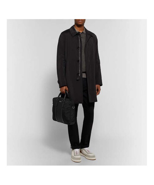 Ermenegildo Zegna ビジネスバッグ ブラック　最終値下げ！ ゼニア Ermenegildo Zegna ビジネスバッグ 黒 レザー