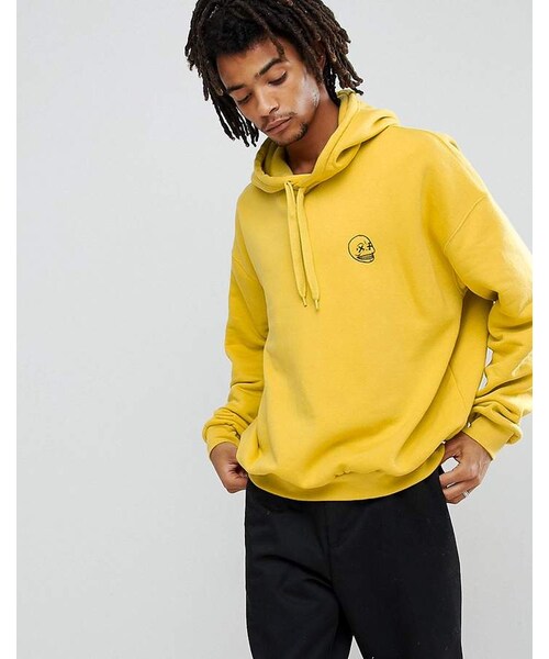 CHEAP MONDAY（チープマンデイ）の「Cheap Monday Goal Hoodie in Yellow（スウェット）」 WEAR