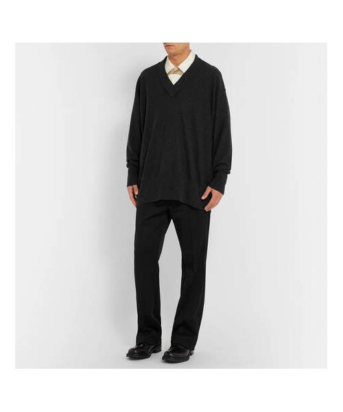 Maison Margiela（メゾンマルジェラ）の「Maison Margiela Satin-Trimmed Jersey Sweatpants（その他パンツ・メンズ・Black・It54/It56/It48/It52/It46/It50）」の4枚目の写真