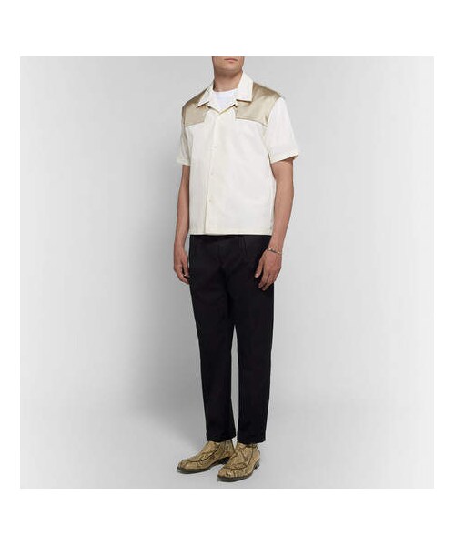 DRIES VAN NOTEN(ドリスヴァンノッテン)の「Dries Van Noten Leather-Trimmed Snake-Effect Leather Boots(ブーツ・メンズ・Brown・Eu42/Eu40/Eu41/Eu44/Eu43)」の3枚目の写真