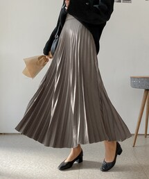 SECRETLABEL | 後ろバンディングプリーツスカート(スカート)