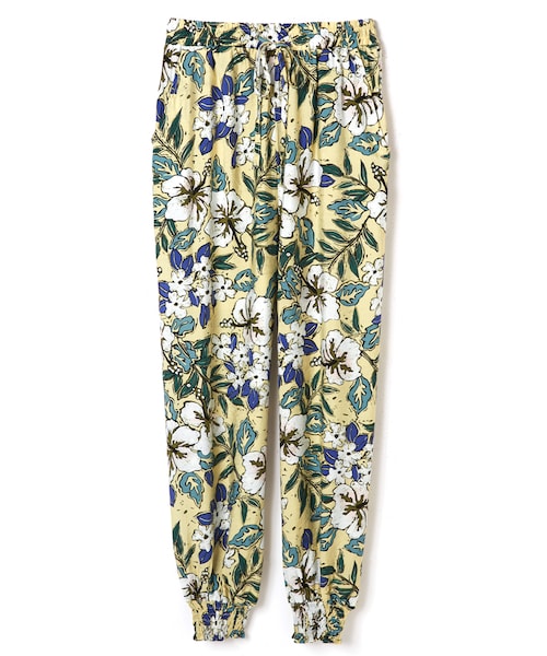 GRL（グレイル）の「花柄ジョガーパンツ（その他パンツ・レディース・ブルー/イエロー/グレー・M）」の3枚目の写真